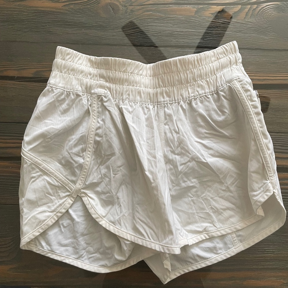 lululemon athletica White Athletic Shorts